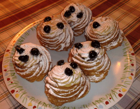 Zeppole al forno