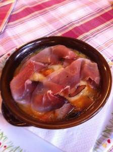 scamorza con prosciutto